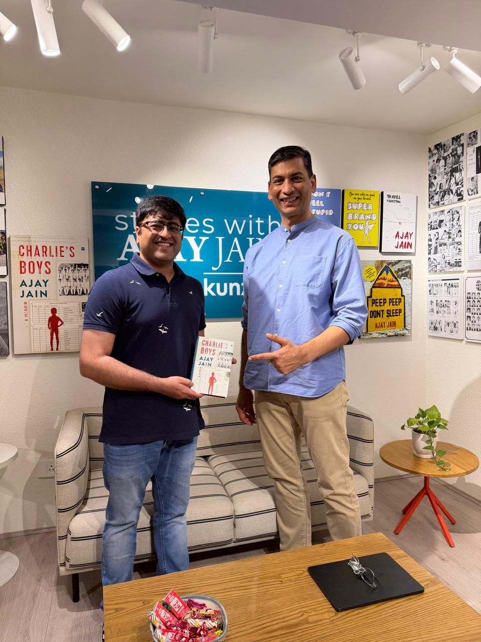 Meeting Ajay Jain at Kunzum Books